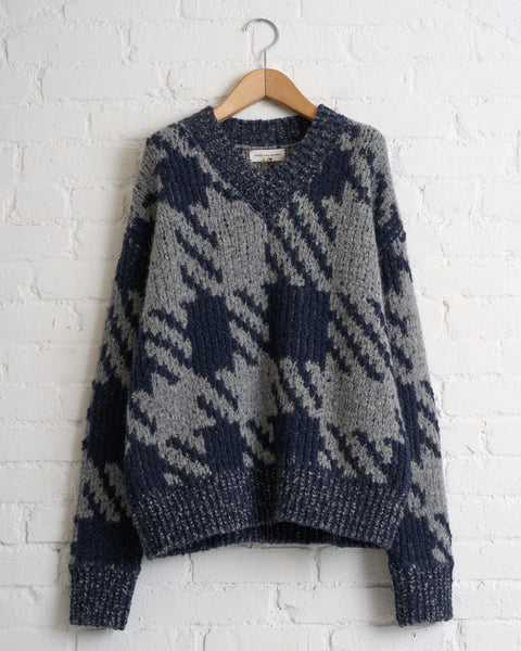 DRIES VAN NOTEN, MACAO SWEATER, NAVY