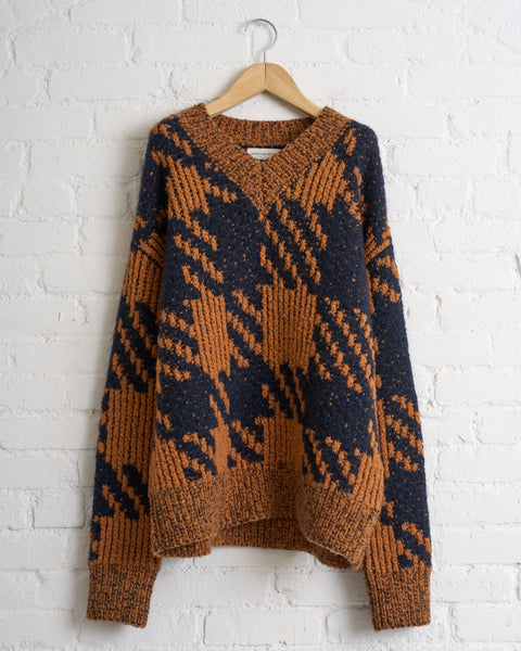 DRIES VAN NOTEN, MACAO SWEATER, RUST