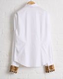DRIES VAN NOTEN, CHLORIS EMBROIDERED W.W.SHIRT