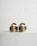 DRIES VAN NOTEN, EMBROIDERED BALLERINA SNEAKER, CAMEL