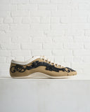 DRIES VAN NOTEN, EMBROIDERED BALLERINA SNEAKER, CAMEL