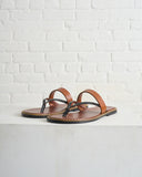 DRIES VAN NOTEN, LEATHER SANDALS, BURGUNDY