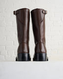 DRIES VAN NOTEN, W.L. BOOT, DARK BROWN