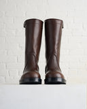 DRIES VAN NOTEN, W.L. BOOT, DARK BROWN