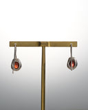 ROSA MARIA, GARNET AND DIAMOND EARRINGS