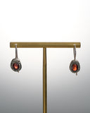 ROSA MARIA, GARNET AND DIAMOND EARRINGS