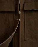 EVAN KINORI, COTTON/WASHI PAPER WOVEN ZIP JACKET