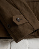 EVAN KINORI, COTTON/WASHI PAPER WOVEN ZIP JACKET