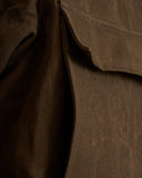 EVAN KINORI, COTTON/WASHI PAPER WOVEN ZIP JACKET