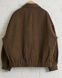 EVAN KINORI, COTTON/WASHI PAPER WOVEN ZIP JACKET TWO