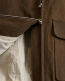 EVAN KINORI, COTTON/WASHI PAPER WOVEN ZIP JACKET TWO