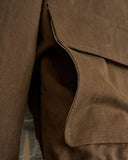 EVAN KINORI, COTTON/WASHI PAPER WOVEN ZIP JACKET TWO