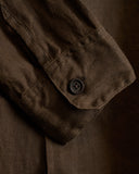 EVAN KINORI, HEMP WOVEN TWO POCKET SHIRT