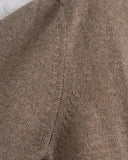 EVAN KINORI, CREWNECK CARDIGAN, UNDYED YAK WOOL