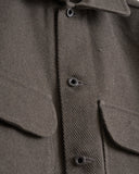 EVAN KINORI, FIELD SHIRT, TOP DYED COTTON KERSEY