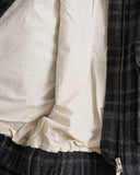 EVAN KINORI, ZIP JACKET TWO,  WOOL TWEED CHECK