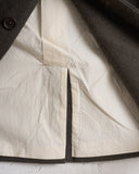 EVAN KINORI, THREE BUTTON JACKET/BLAZER, HEAVY WOOL/LINEN HERRINGBONE