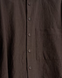 EVAN KINORI, BIG SHIRT TWO, YARN DYED COTTON/YAK TWILL