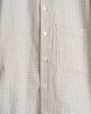 EVAN KINORI, BIG SHIRT TWO, COTTON GRID CLOTH