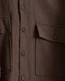 EVAN KINORI, BIG SHIRT, COTTON DERBY STRIPE