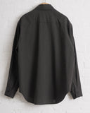 EVAN KINORI, BIG SHIRT, WORSTED WOOL CHECK