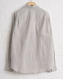 EVAN KINORI, BUTTON DOWN OXFORD SHIRT, ORGANIC COTTON STRIPE