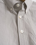 EVAN KINORI, BUTTON DOWN OXFORD SHIRT, ORGANIC COTTON STRIPE