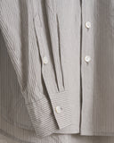 EVAN KINORI, BUTTON DOWN OXFORD SHIRT, ORGANIC COTTON STRIPE