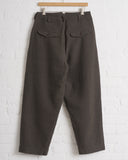 EVAN KINORI, TWO PLEAT PANT, HEAVY WOOL/LINEN HERRINGBONE