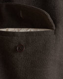 EVAN KINORI, BIG COAT, HEAVY WOOL/LINEN HERRINGBONE