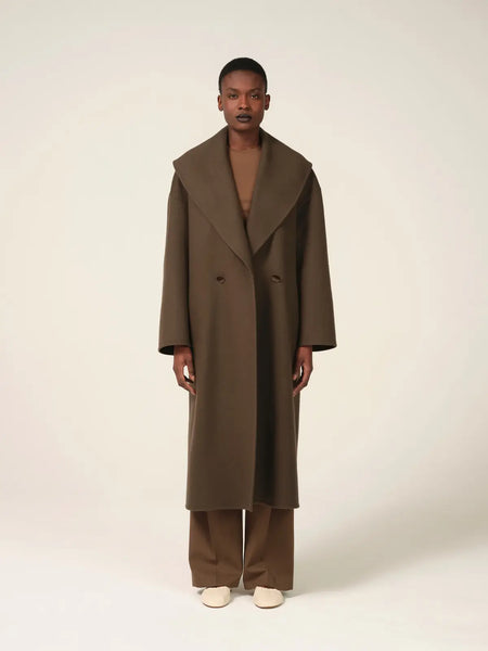 FFORME, CARLSON SHAWL COLLAR COAT