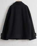 FORME D'EXPRESSION, DC049, WOMEN'S WOVEN CABAN W.SIDE VENT COAT