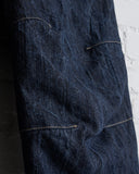 FORME D' EXPRESSION, MENS 5 POCKET BAGGY, INDIGO