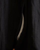 FORME D' EXPRESSION, HABIT WOVEN COAT, BLACK