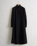 FORME D' EXPRESSION, HABIT WOVEN COAT, BLACK