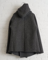 FORME D' EXPRESSION, MEN'S WOVEN HOODED CARDIGAN JACKET