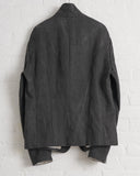 FORME D'EXPRESSION, UG073, MEN'S WOVEN MESS JACKET, CARBON