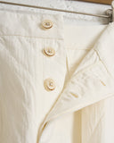 FORME D' EXPRESSION, WOMENS 5 POCKET BAGGY, WHITE