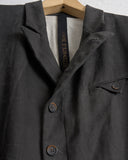 FORME D'EXPRESSION, UG073, MEN'S WOVEN MESS JACKET, CARBON
