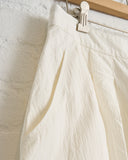 FORME D' EXPRESSION, WOMENS 5 POCKET BAGGY, WHITE