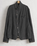 FORME D'EXPRESSION, UG073, MEN'S WOVEN MESS JACKET, CARBON