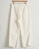 FORME D' EXPRESSION, WOMENS 5 POCKET BAGGY, WHITE