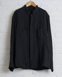 FORME D' EXPRESSION, UG072, MEN'S' SHIRT-JACKET, BLACK
