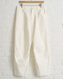 FORME D' EXPRESSION, WOMENS 5 POCKET BAGGY, WHITE