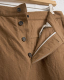 FORME D'EXPRESSION, DP042, WOMEN'S SKEWED 5 POCKET WOVEN PANTS