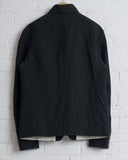 FORME D' EXPRESSION, UG071, MEN'S CROPPED 5B JACKET, BLACK