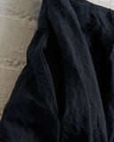 FORME D' EXPRESSION, NAVY, RAW-EDGED PLEATED SKIRT, DK051