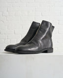 GUIDI, 696X HORSE FULL GRAIN SIDE ZIP LOW BOOT, BLACK
