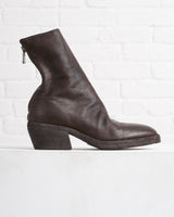 GUIDI, BROWN, FULL-GRAIN TEXAN LEATHER BOOT