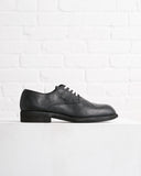 GUIDI, BLACK, VINTAGE DERBY SHOES